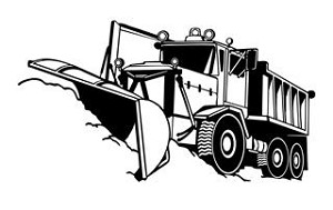 Snow Plow v1 Decal Sticker 