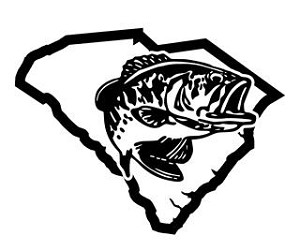 South Carolina Bass Fishing Decal Sticker 