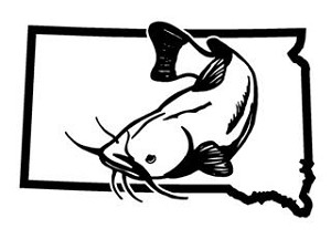 South Dakota Catfish v2 Decal Sticker 