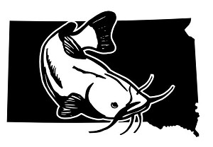 South Dakota Catfish Decal Sticker 