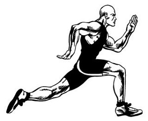 Sprinter Male Decal Sticker 
