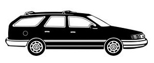 Station Wagon Decal Sticker 