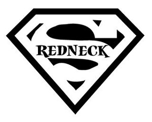 Super Redneck v1 Decal Sticker 