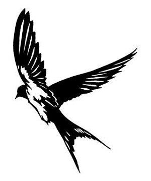 Swallow Bird Decal Sticker 