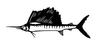 Swordfish v2 Decal Sticker 