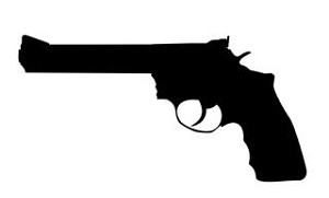 Taurus 669 Hand Gun Silhouette Decal Sticker 