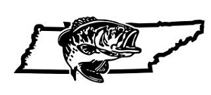 Tennessee Bass Fishing Decal Sticker 