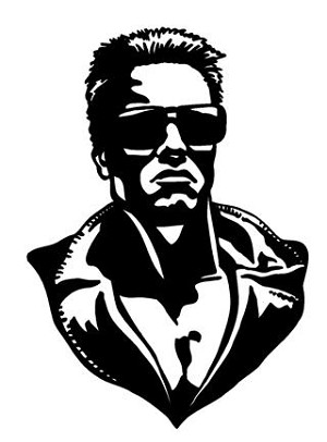 Terminator Decal Sticker 