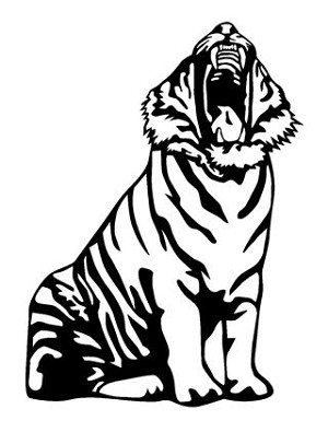 Tiger v6 Decal Sticker 