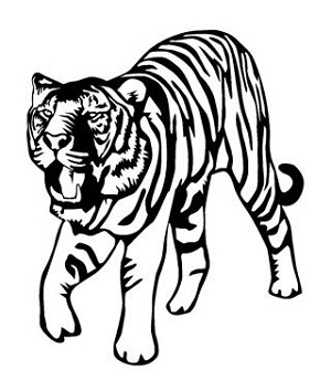 Tiger v7 Decal Sticker 
