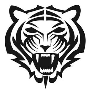 Tiger Head v7 Decal Sticker 