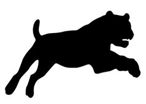 Tiger Silhouette v5 Decal Sticker 