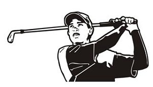 Tiger Woods Decal Sticker 