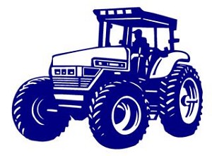 Tractor v2 Decal Sticker 