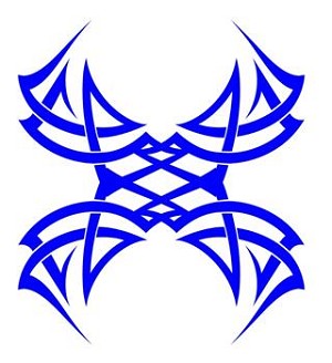 Tribal Design v47 Decal Sticker 