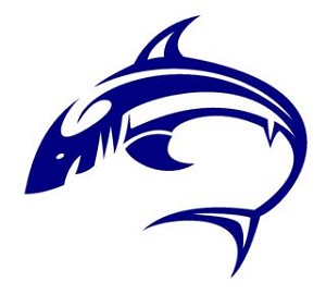 Tribal Shark v1 Decal Sticker 