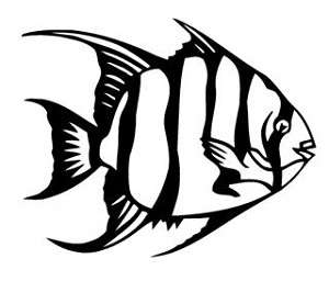 Tropical Fish v2 Decal Sticker 