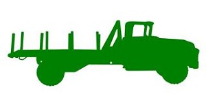 Truck Silhouette v3 Decal Sticker 