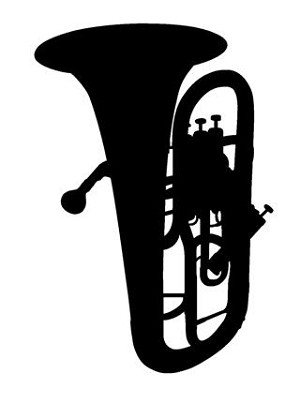 Tuba Decal Sticker 