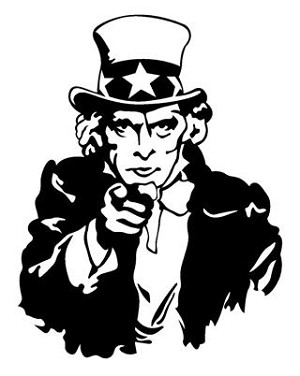 Uncle Sam Decal Sticker 