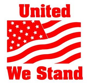 United We Stand Decal Sticker 