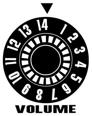 Volume Knob Decal Sticker 