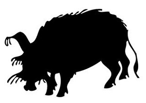 Warthog Silhouette v2 Decal Sticker 