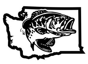 Washington Bass Fishing Decal Sticker 