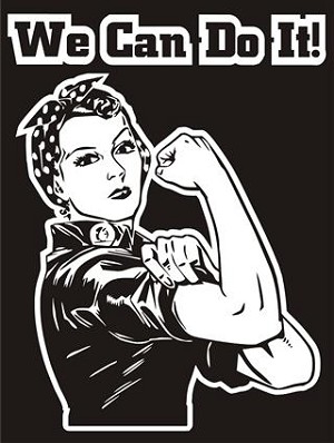 We Can Do It v1 Decal Sticker 