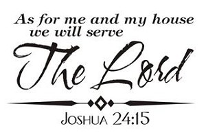 We will serve the Lord Decal 