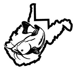 West Virginia Catfish  v2 Decal Sticker 