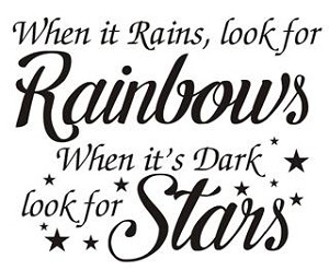 When its dark look for Stars Decal 