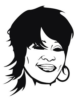 Whitney Houston Decal Sticker 