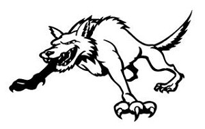 Wild Dog Decal Sticker 
