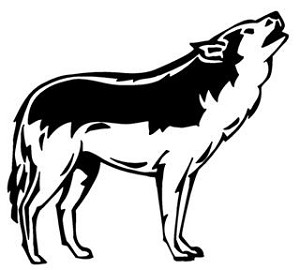 Wolf v1 Decal Sticker 