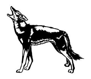 Wolf v2 Decal Sticker 