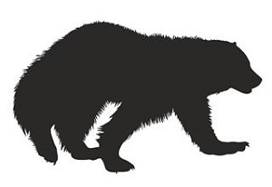 Wolverine Silhouette Decal Sticker 