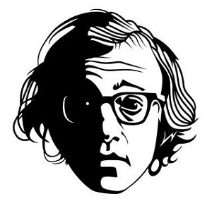 Woody Allen Decal Sticker 