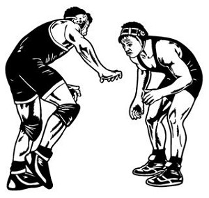 Wrestling v2 Decal Sticker 