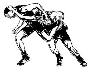 Wrestling v6 Decal Sticker 
