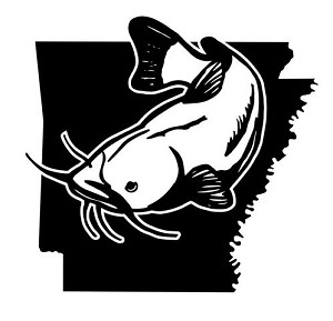 Arkansas Catfish Decal Sticker 