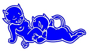 Horny Devils v3 Decal Sticker 