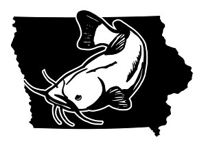 Iowa Catfish Decal Sticker 