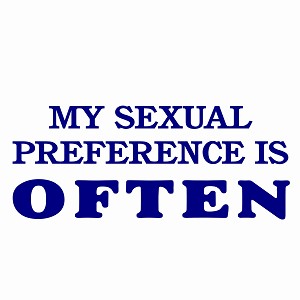 My Sexual Preference Is Often Decal Sticker 