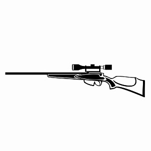 Rifle v1 Decal Sticker 