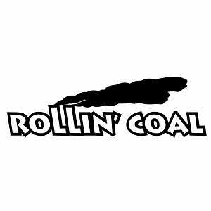 Rollin' Coal Decal Sticker 
