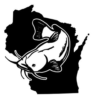 Wisconsin Catfish Decal Sticker 